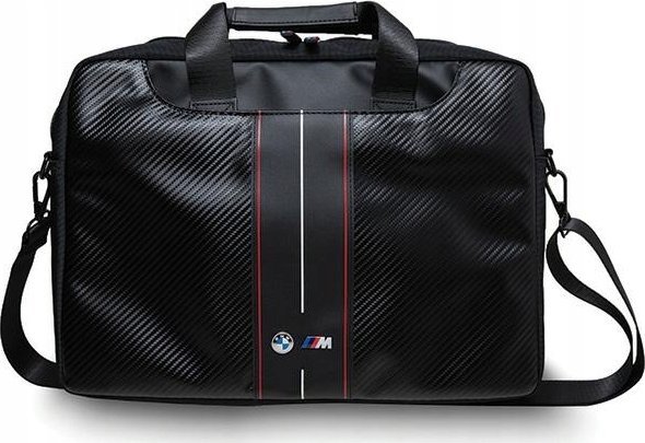 BMW taška BMW Carbon Blue Stripes - Taška na notebook 16 (čierna)