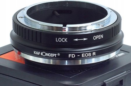 Kf redukce adaptéru pro Canon Fd objektiv na Canon Eos R Rf Rp K&f / Kf06.378 / Fd-eos R