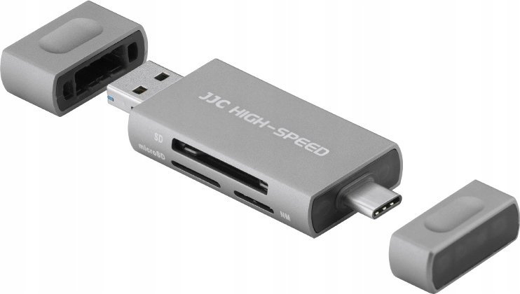 Čtečka JJC Čtečka paměťových karet JJC USB / USB-C SD, NM a microSD (SDXC, SDHC)