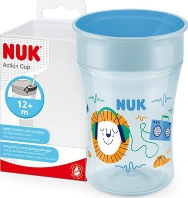 NUK NUK Trinklernbecher Magic Cup 360°-Trinkrand 230ml modrý