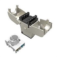 Solarix Samořezný keystone CAT6A STP SXKJ-10G-STP-RAL-SA, RAL FIT moduly, GROUND LOCK, Component Level a 4PPoE