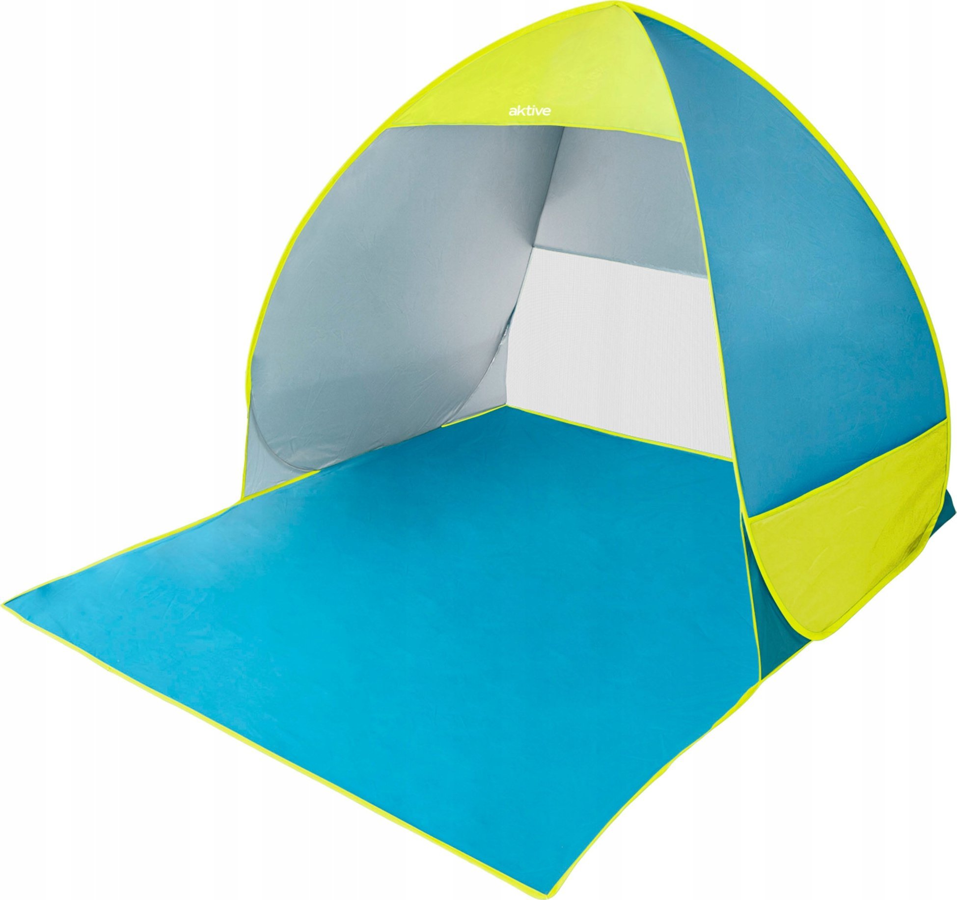 Aktivní COLOR BABY 62165 Plážový stan žlutý a modrý