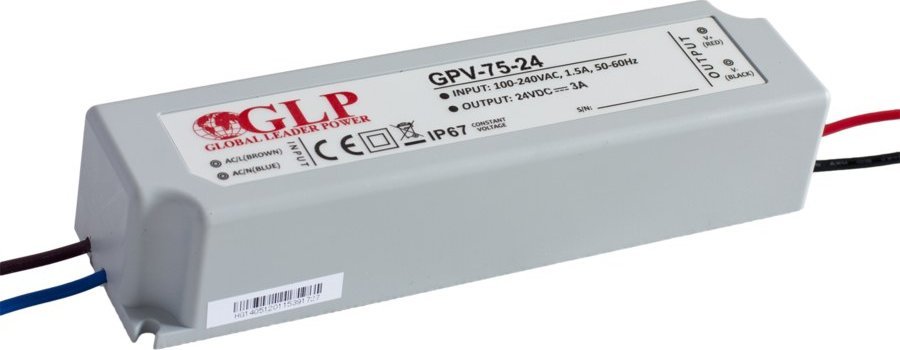Global Leader Power GLP LED zdroj 24V 3A 75W
