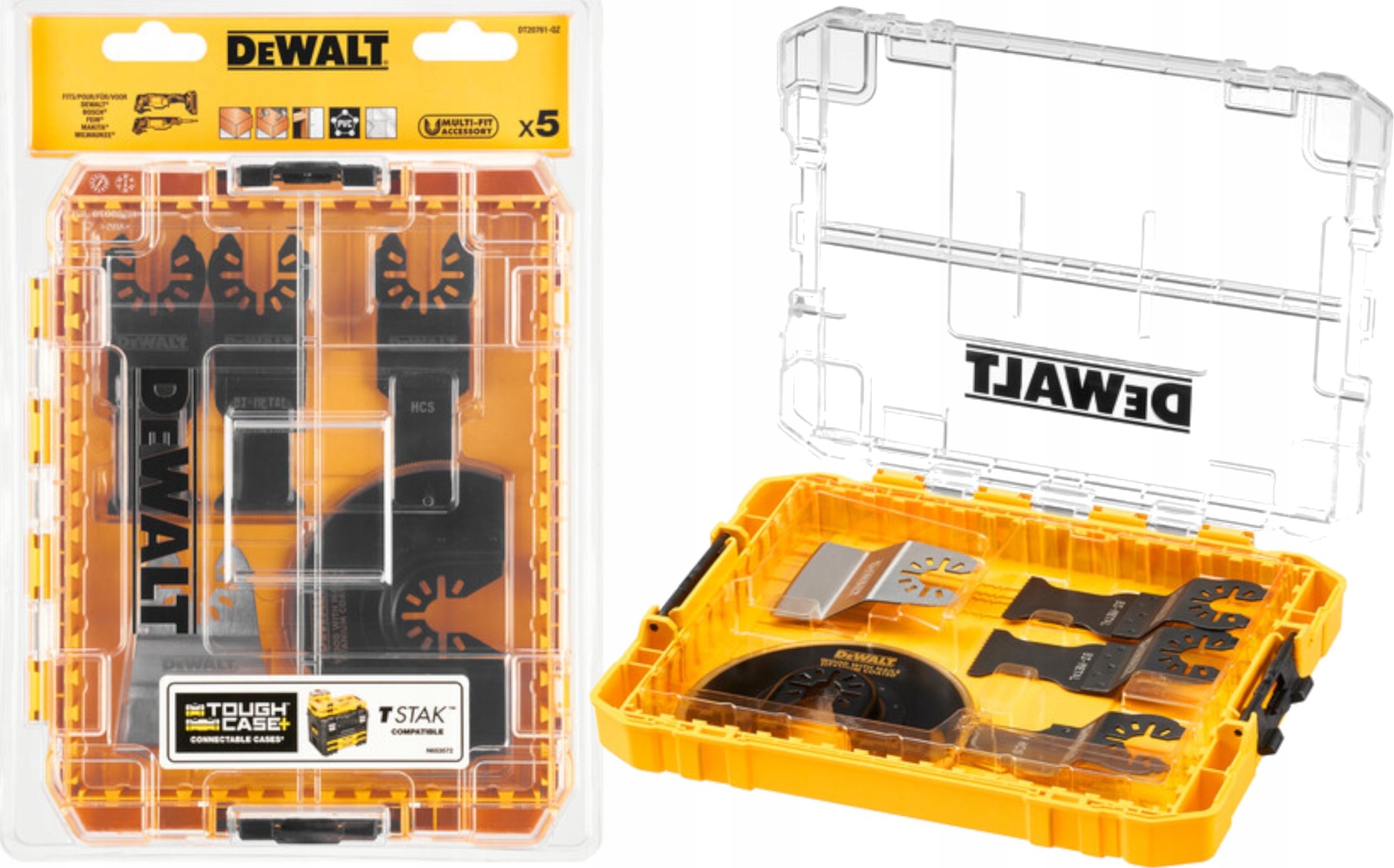 Dewalt sada 5 vícenástrojových pilových listů