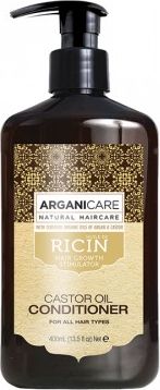 Arganicare Kondicionér pro stimulaci růstu vlasů s ricinovým olejem 400 ml