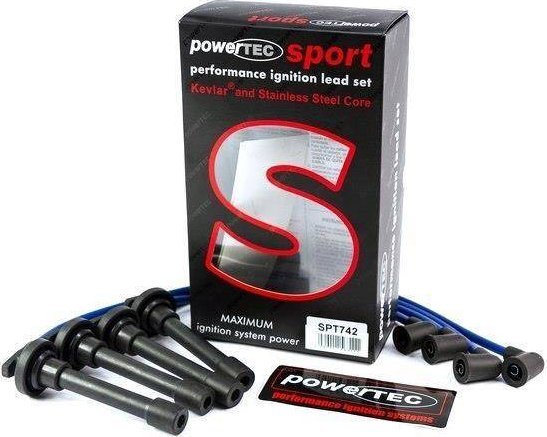 Zapalovací kabely Powertec PowerTEC HONDA CIVIC PRELUDE IV V ACCORD VI 87-01 Červená