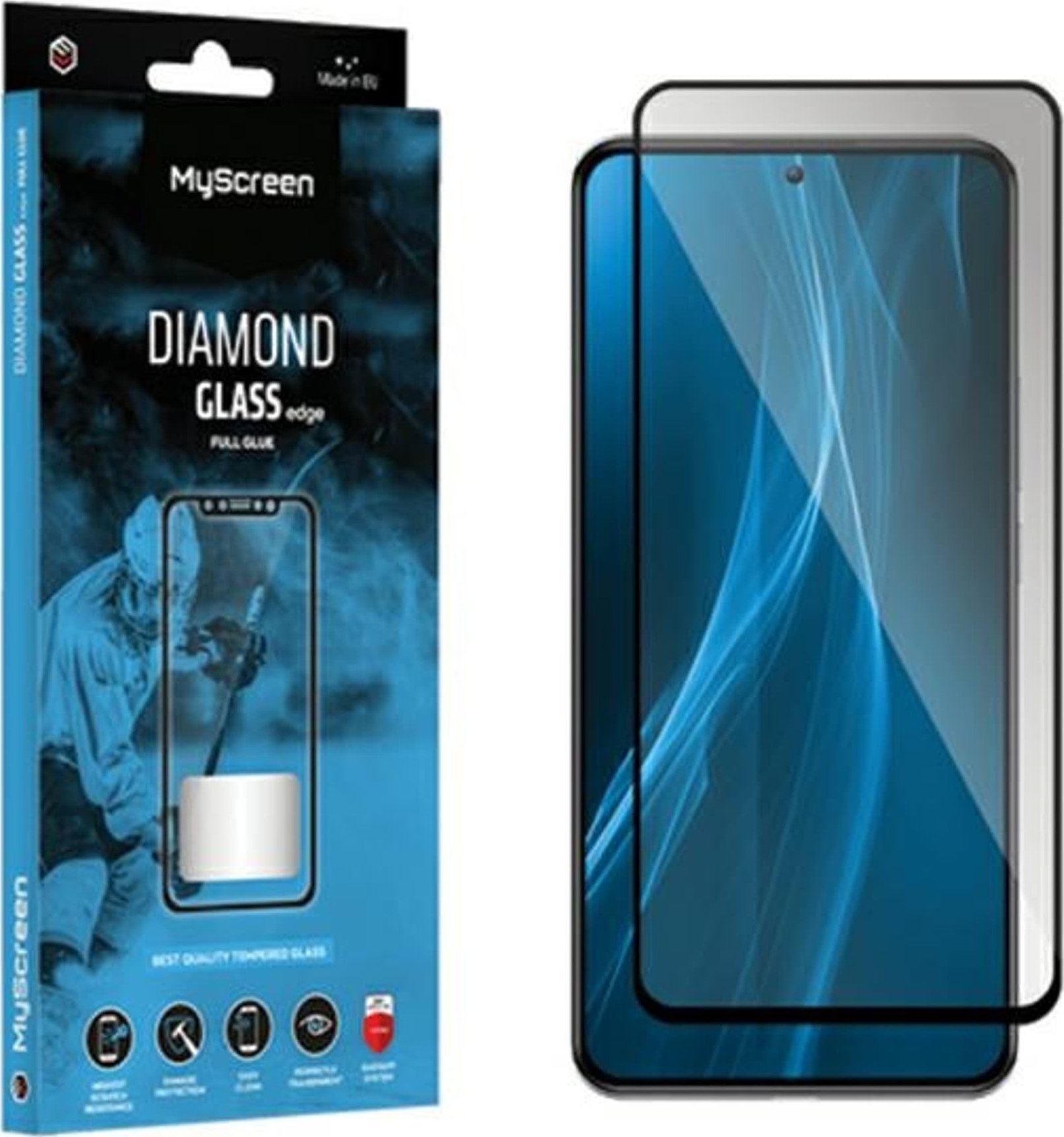 MyScreen Protector  - Tvrzené sklo pro Xiaomi 13T, 13T Pro DIAMOND GLASS edge pro Tvrzené sklo pro Xiaomi 13T, 13T Pro DIAMOND GLASS edg