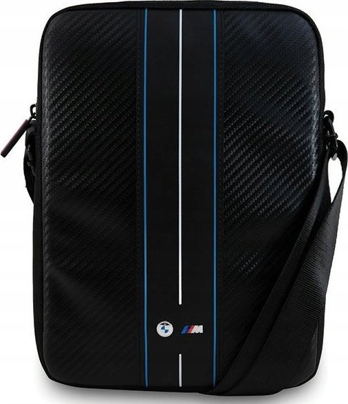 BMW Pouzdro na tablet BMW Bag BMTB10COMSCAKL 10 Carbon Blue Stripes Black