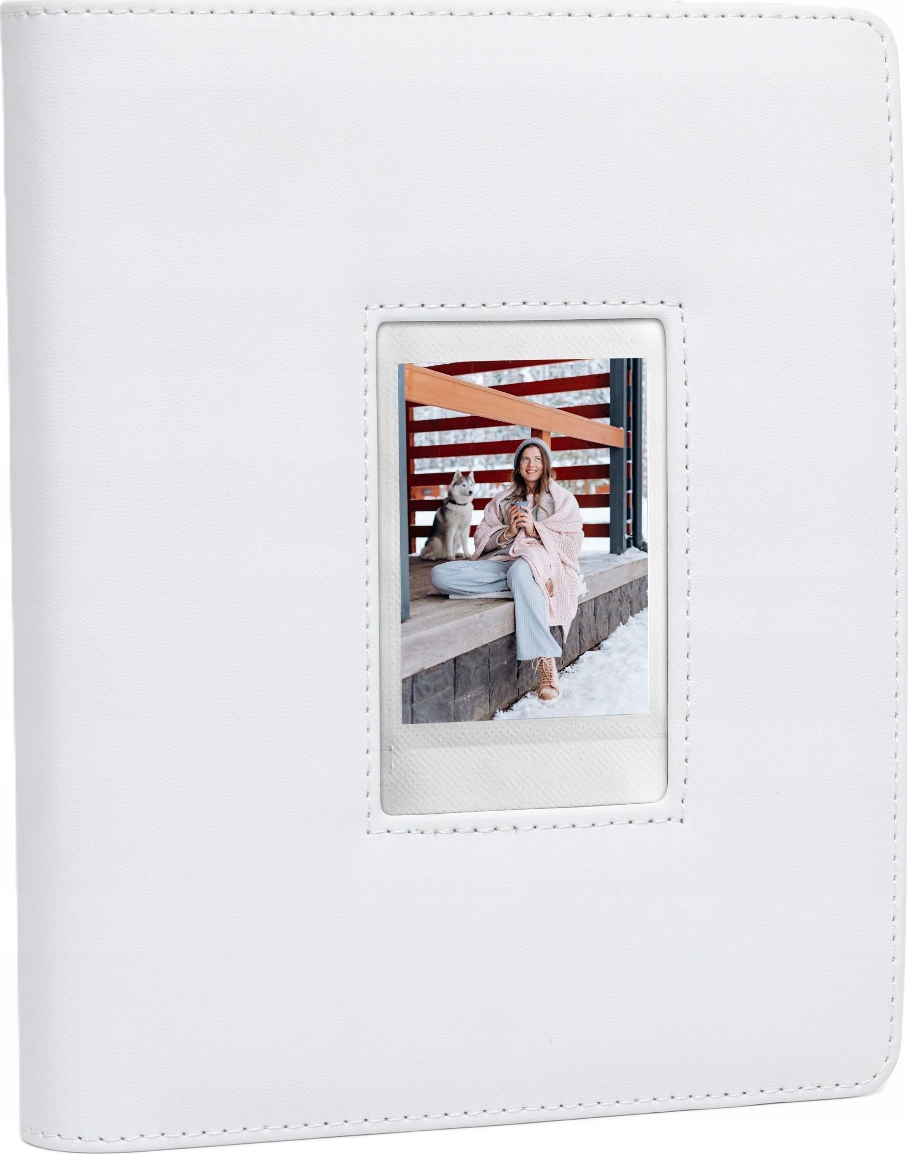 LoveInstant Fotoalbum 288 ks. pro Fuji Instax Canon Xiaomi Polaroid HP Kodak ZINK / Krycí okénko / Bílá
