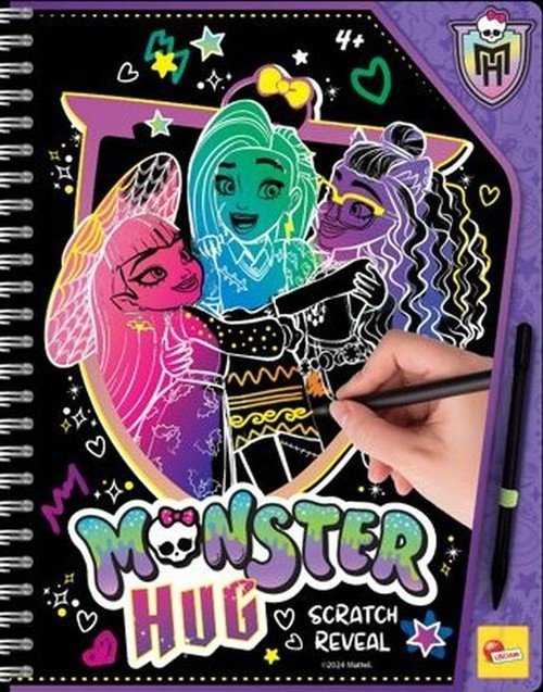Lisciani Stírací los Sketchbook Scratch odhalení Monster High