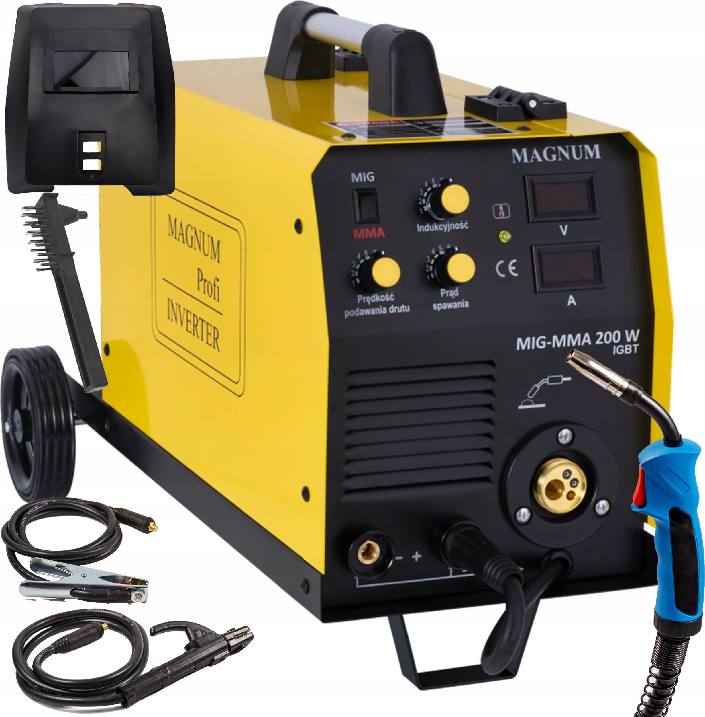 Magnum POLOAUTOMATICKÝ SPAW.INV. MIG-200/ 200W/SPAW 180A UMI200WMMA