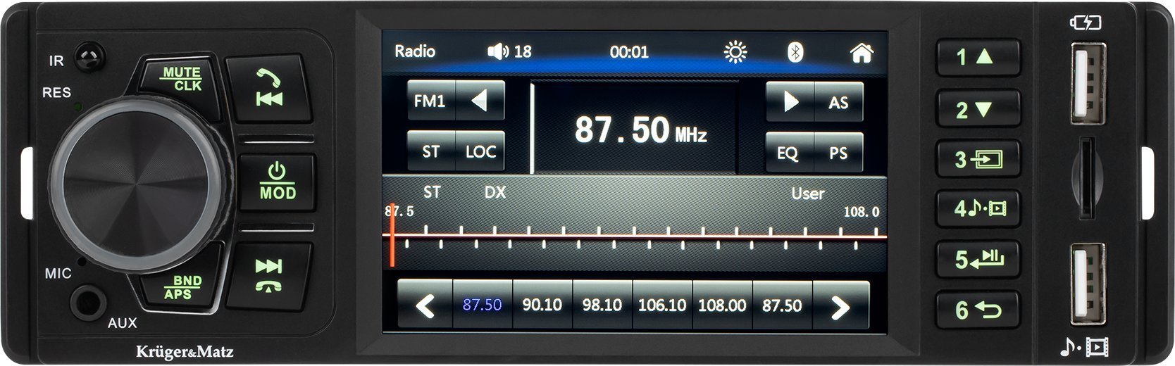 Autorádio Kruger&Matz Autorádio Kruger&amp;Matz KM2015