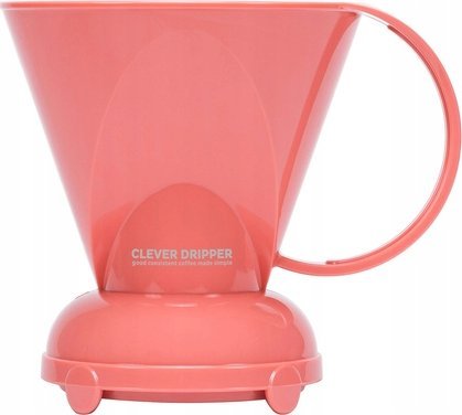 Clever  Dripper - Kávovar L 500ml růžový + 100 filtrů