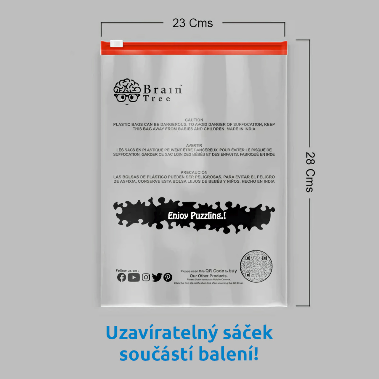 Brain Tree Puzzle Západ slunce na pláži 1000 dílků