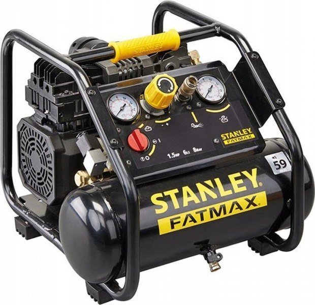 Autokompresor Stanley BEZOLEJOVÝ KOMPRESOR FATMAX, SILENT 6L 8 BAR 1,5 HP (1 PC)