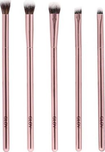 Glov Štětce na oční make-up Eye Brushes růžové 5 ks