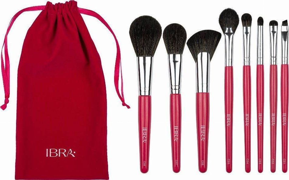 Ibra Sada štětců na make-up Ibra Candy, 8 kusů.