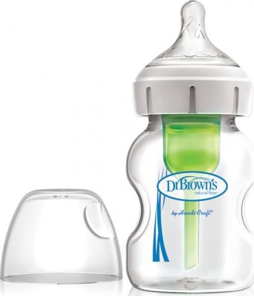 Dr Browns Možnosti skleněné lahve Dr. Browns s širokým hrdlem 150 ml+