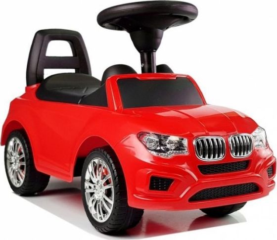 Wader Ride-on SuperCar č. 5 s klaksonem, červený