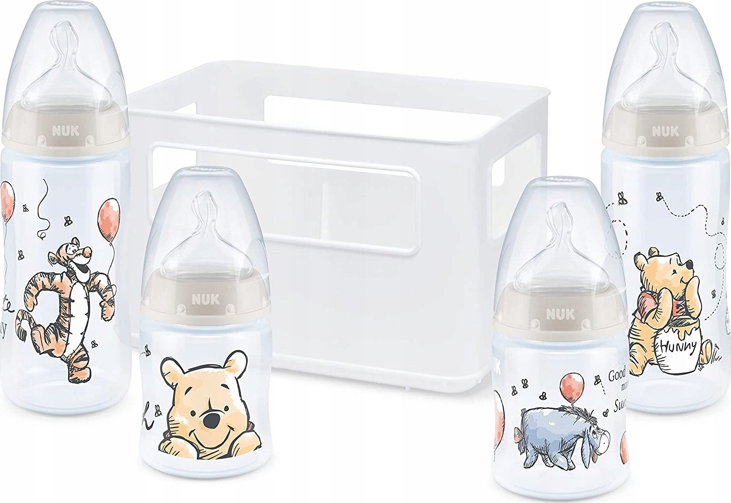 NUK Startovací sada NUK+ Béžová Disney Winnie Puuh First Choice