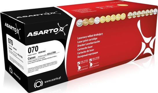 Toner Asarto Toner Asarto pro Canon 070 | 5639C002 | 3000 stran | černý