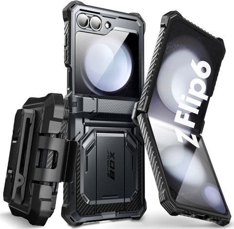 Supcase Supcase Iblsn Armorbox Galaxy Z Flip 6 černý