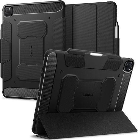 Pouzdro na tablet Spigen  Rugged Armor Pro – pouzdro pro iPad Pro 13 (M4, 2024) (černé)