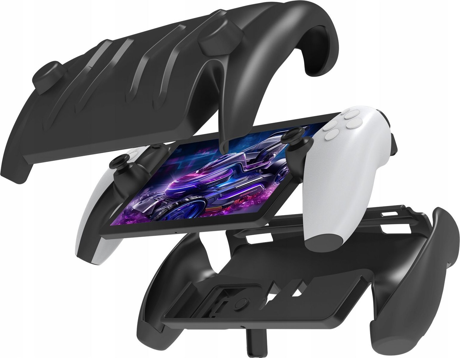 JYS Pouzdro Pouzdro Pouzdro Pouzdro 2v1 Přední Zadní Pro PS Portal Playstation Console / P5188 / Černá