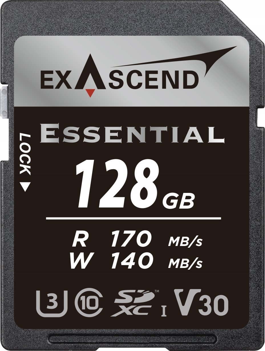 ExAscend Paměťová karta Essential UHS-I V30 128GB