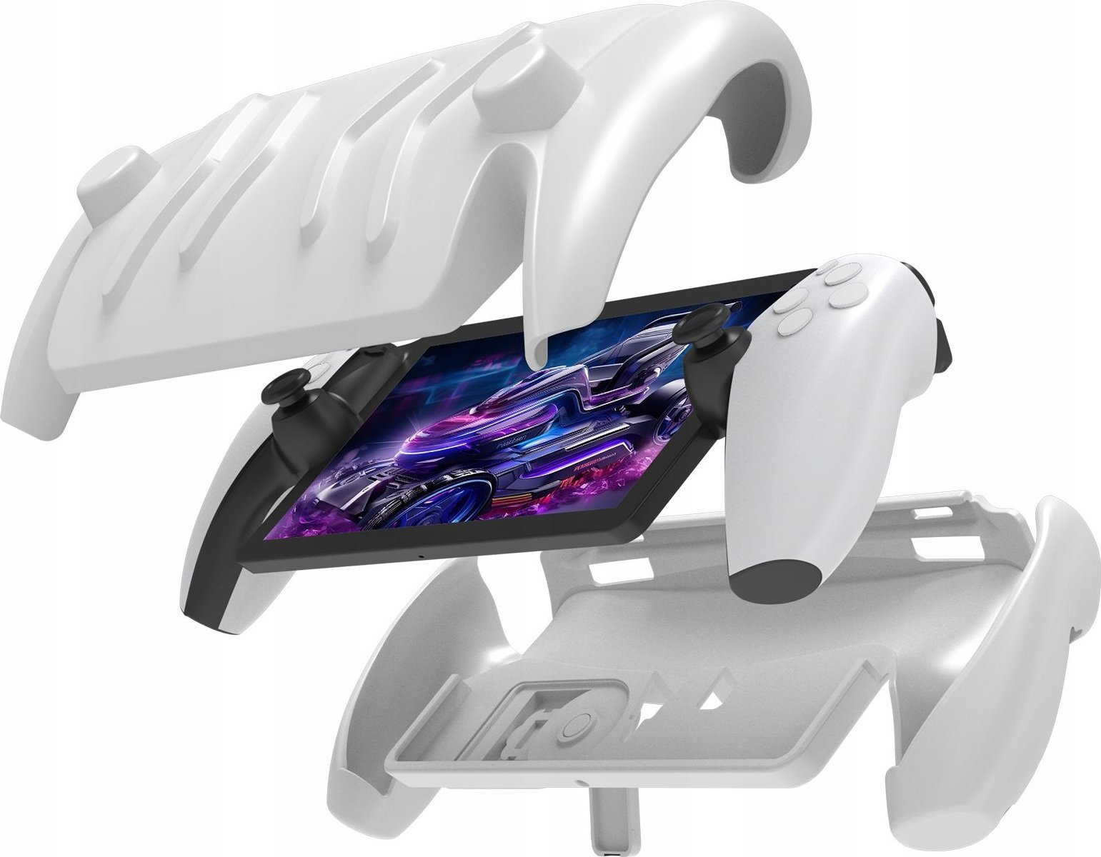 JYS Pouzdro Kryt Pouzdro Pouzdro 2v1 Přední Zadní Pro Sony Playstation Ps Portal / P5188 / Bílá