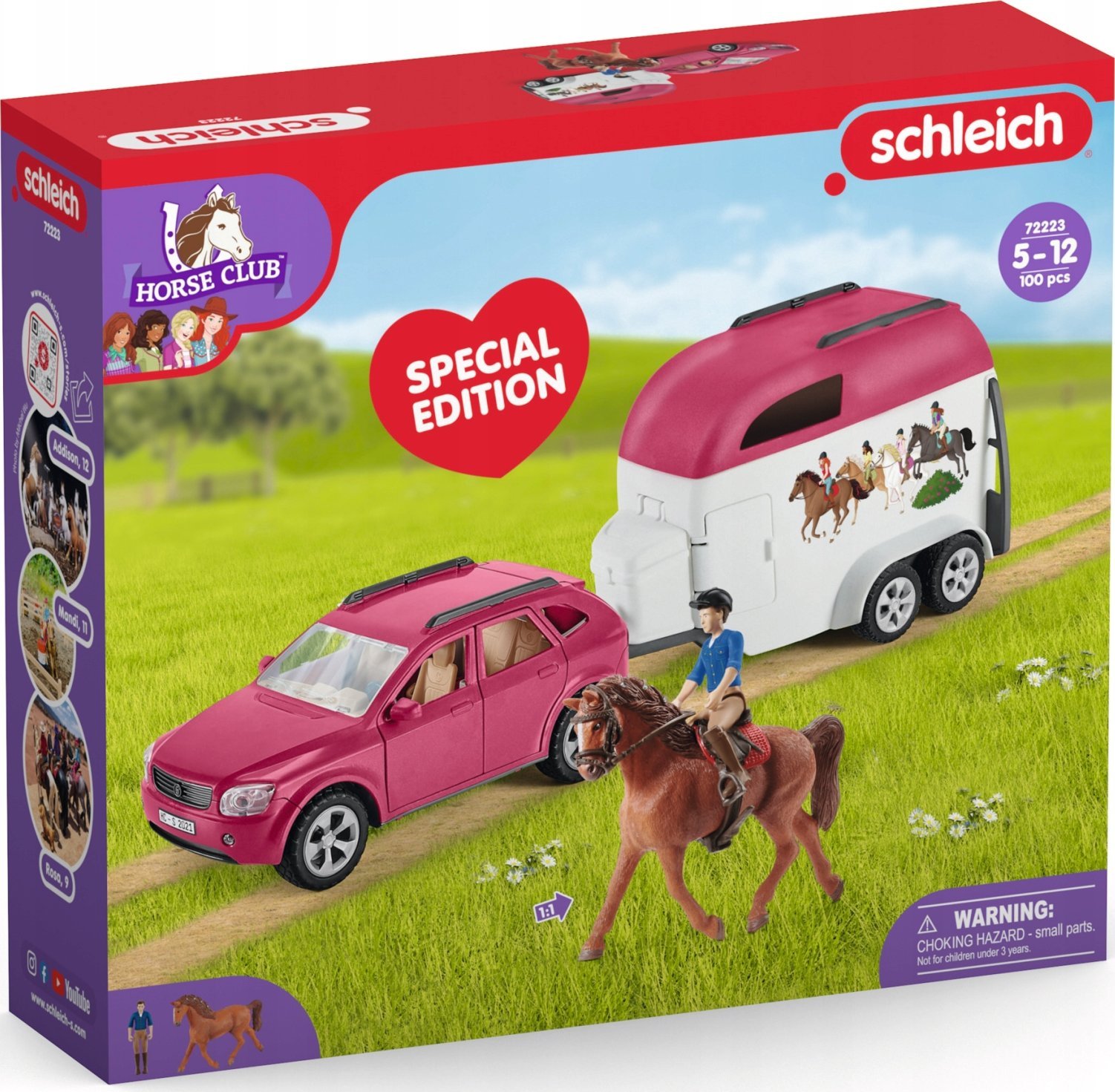 Schleich Horse Club SUV s přívěsem, autíčko