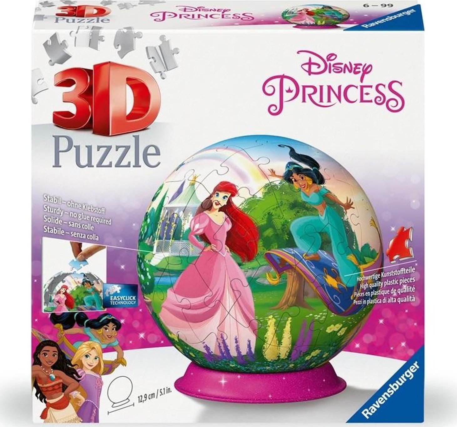 Ravensburger 3D puzzle míč Disney Princess