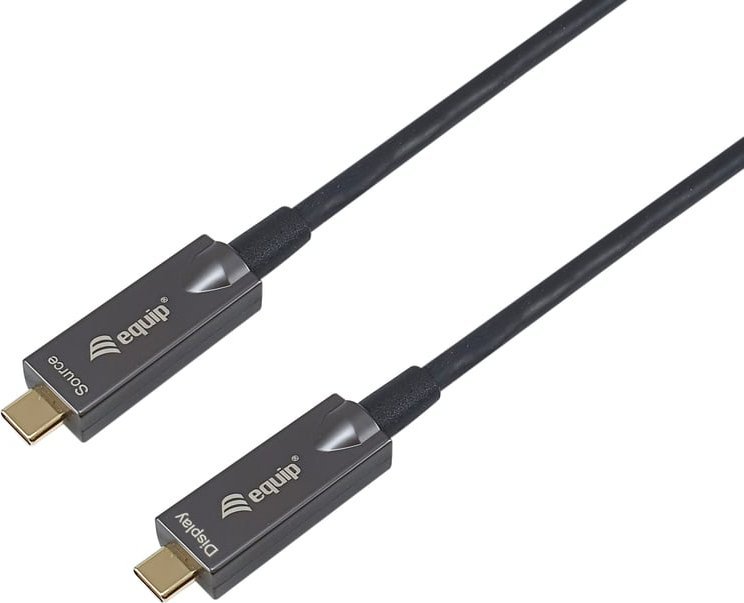 Equip Kabel USB USB-C - USB-C 10 m černý (119462)