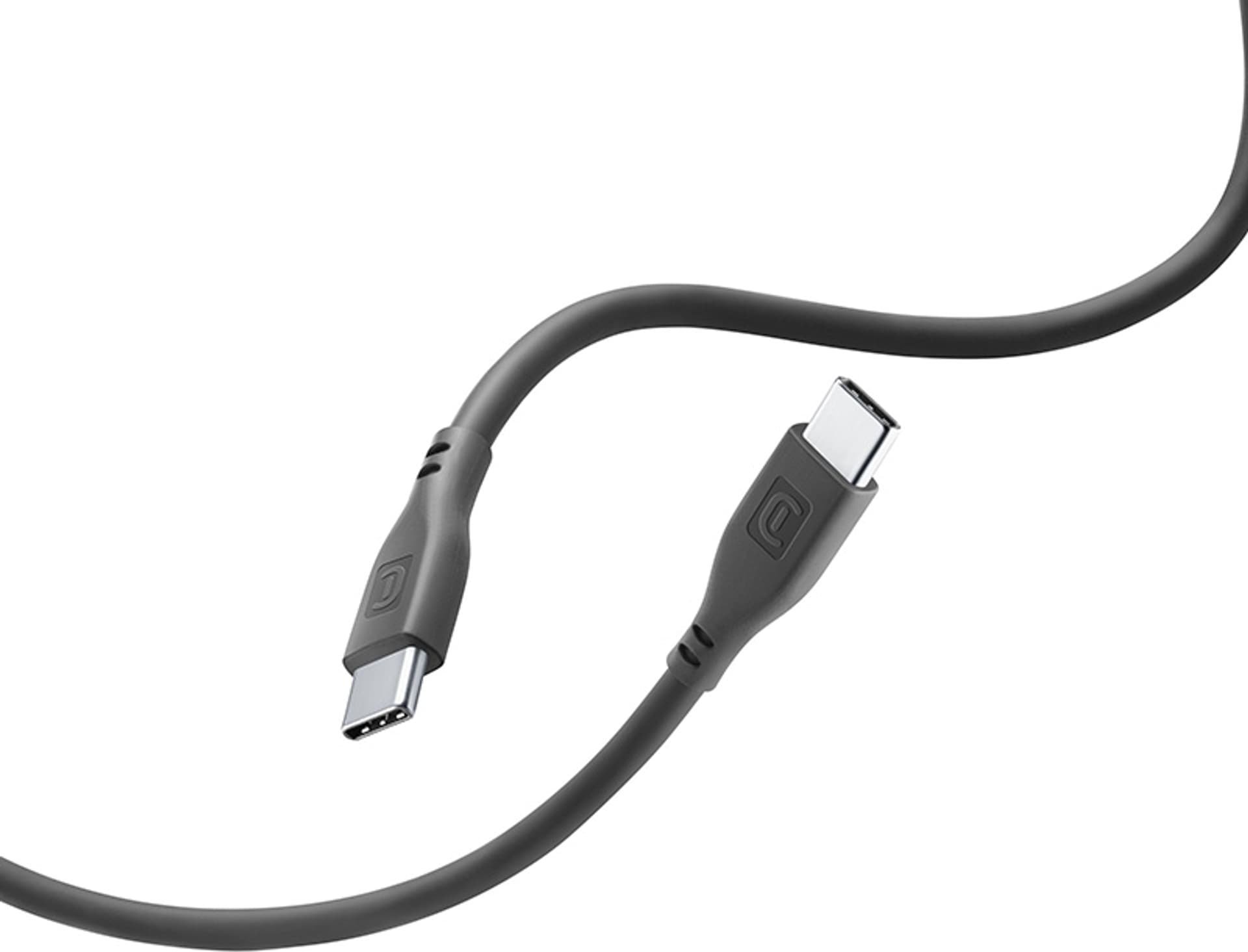 Cellular Line Kabel USB-C - USB-C 1,2 m černý (USBDATASOFTC2CK)