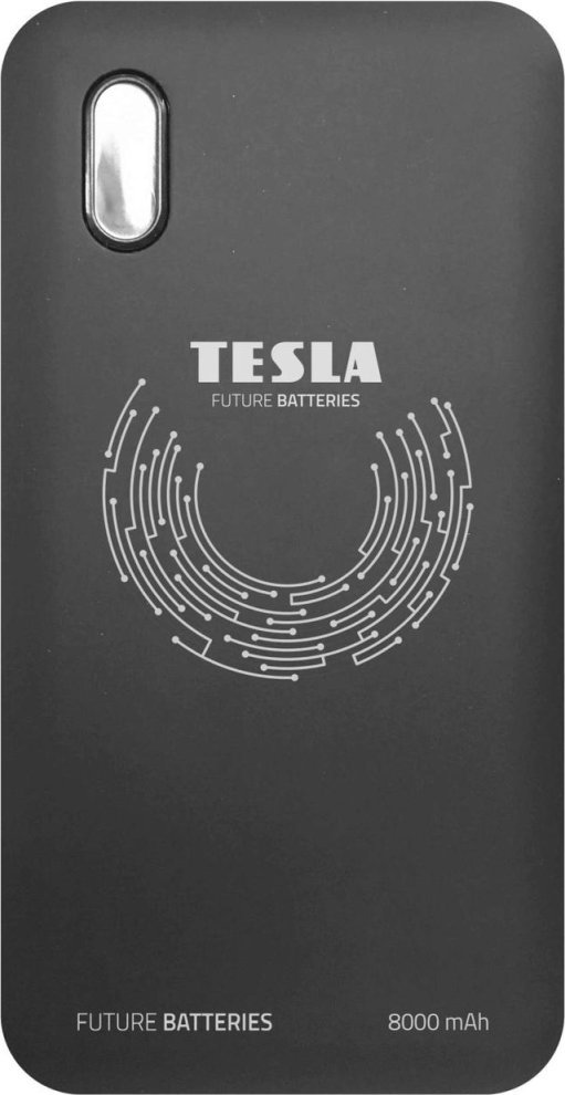 Tesla Powerbank Bezdrátová powerbanka TESLA QI (černá)