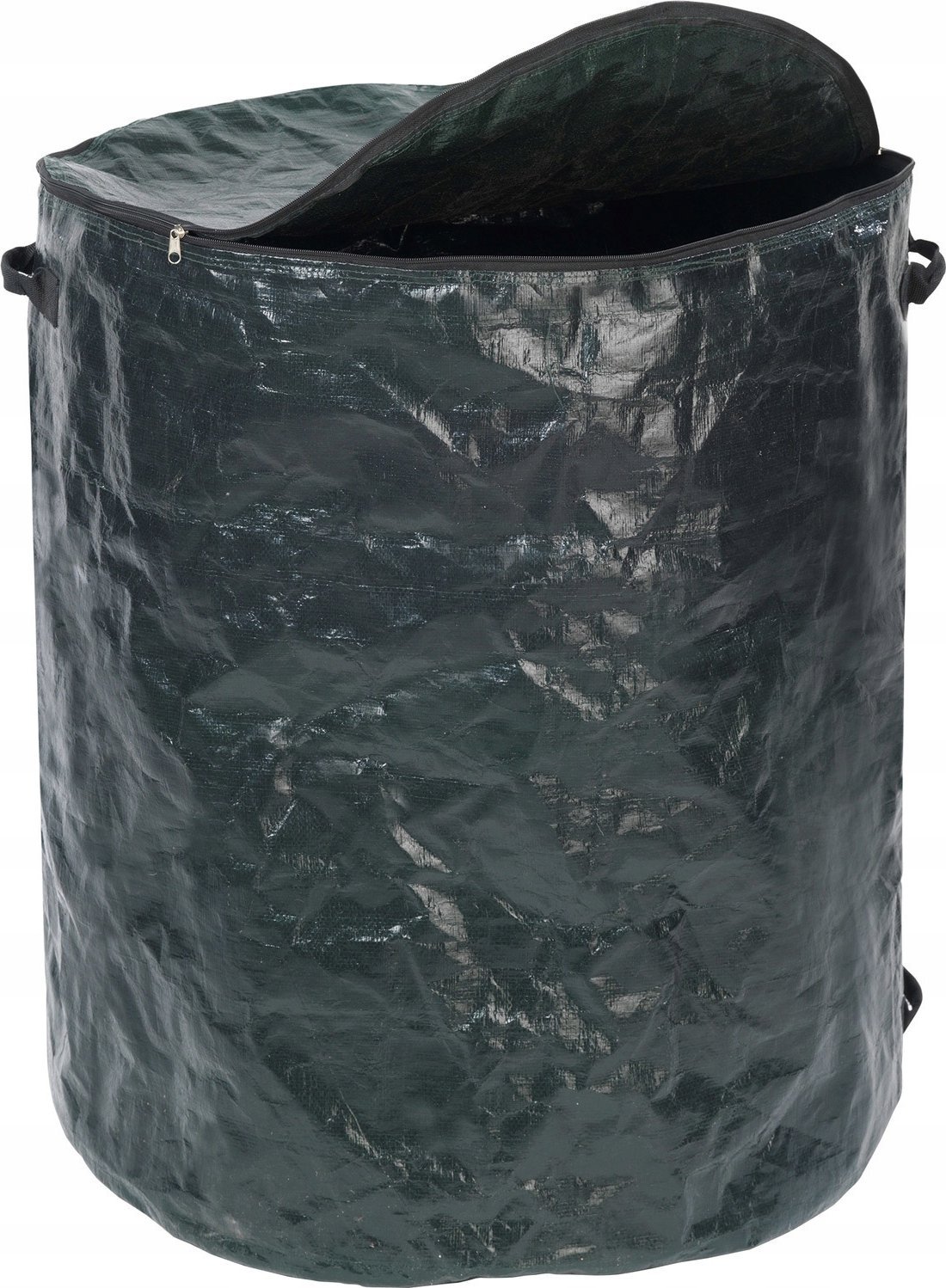 Maximex Zahradní vak se zipem, polyesterový vak s víkem a 2 uchy - 275 l