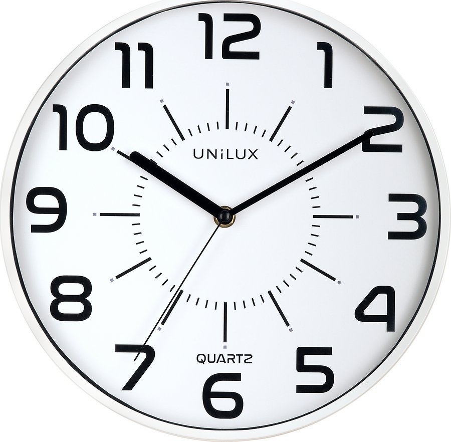 Unilux Unilux Pop Clock 28,5 cm bílé -