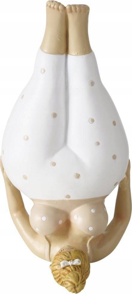 Porcelánová figurka Boltze jóga, žena, 22 cm