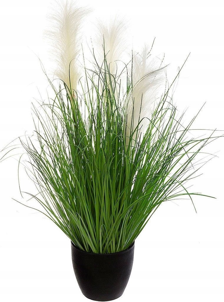 Atmosphera Umělá tráva v černém květináči, 70 cm