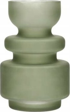 Skleněná váza Boltze Bodena, matná, 25 cm