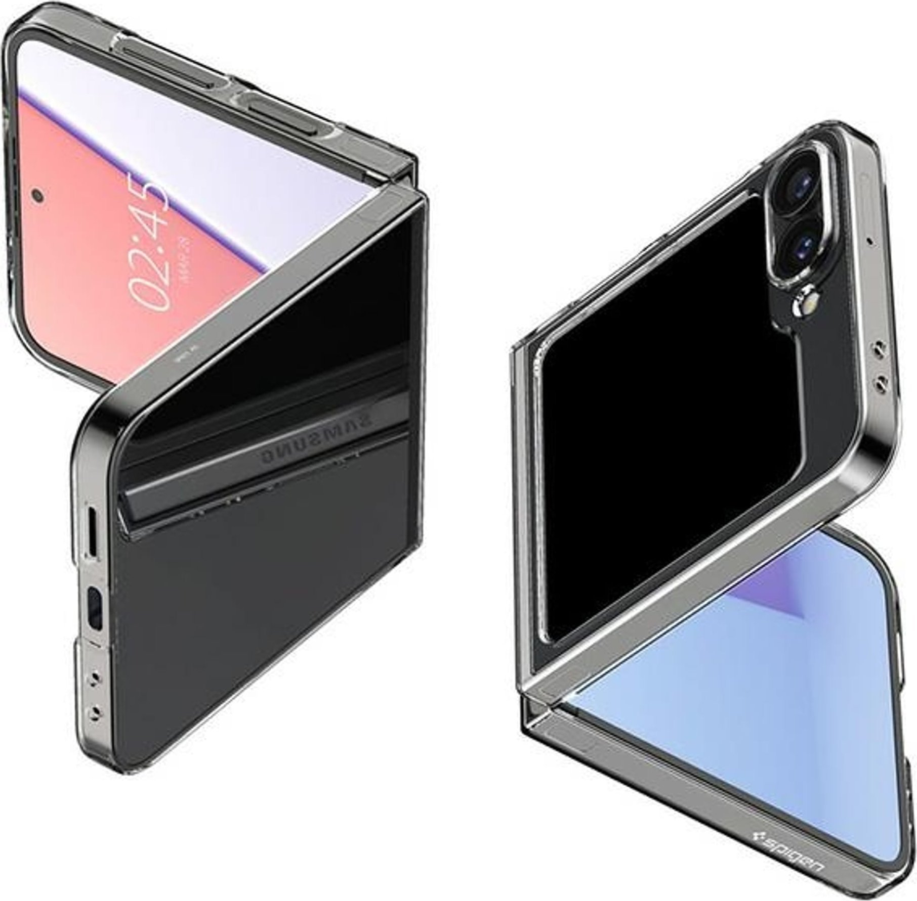 Spigen Pouzdro Air Skin pro Samsung Galaxy Z Flip 6 čiré/křišťálově čisté ACS07836