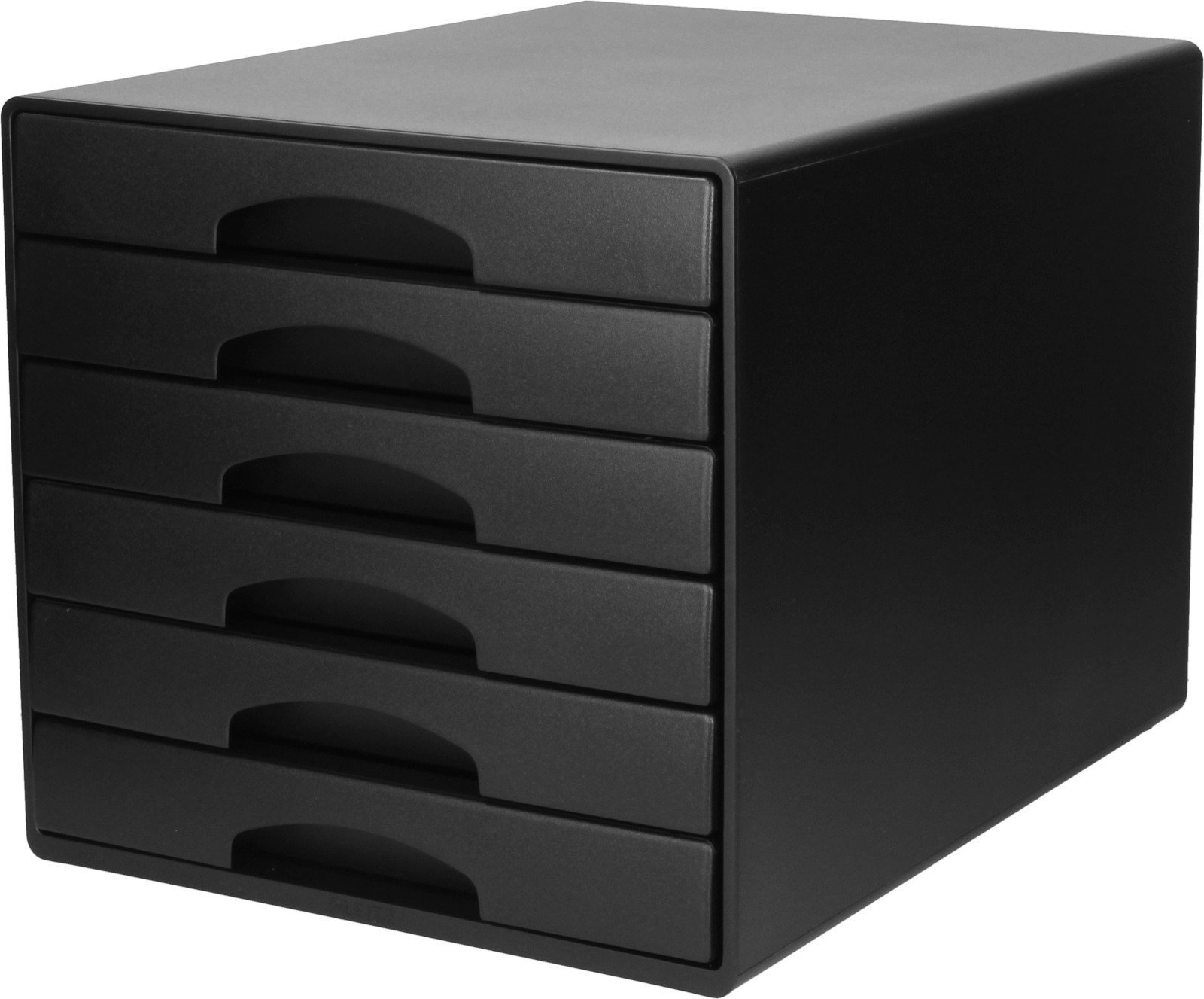 Leitz Esselte-Leitz  Schubladenbox Plus, 6 Schübe, černá pro formát DIN A4 Maxi, Schubladen s Auszugsstopp, - 1 Stück (5212-00-95)