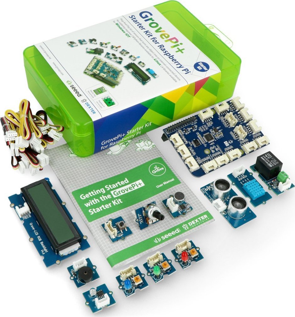 Seeedstudio Grove Pi+ Plus StarterKit pro Raspberry Pi 4B/3B+/3B/2B}