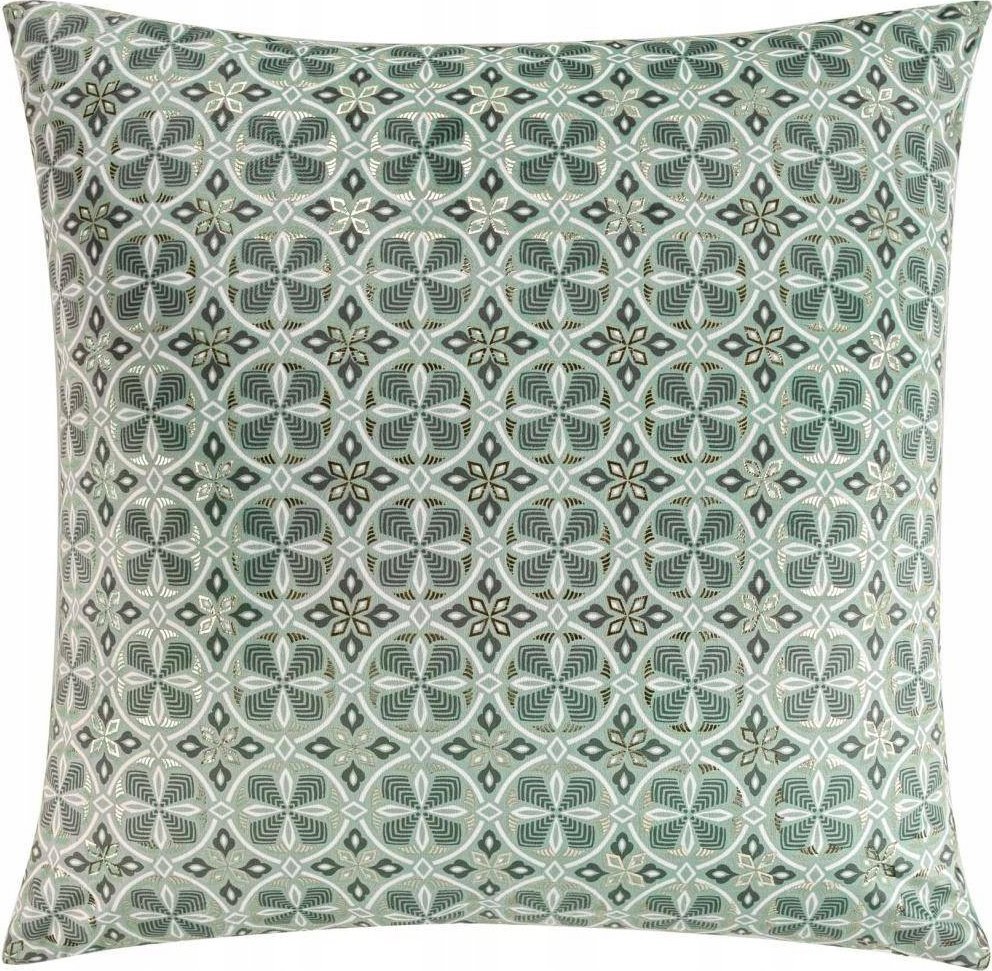 Douceur d`Interieur Sametový povlak na polštář JOAN, potisk art deco, 60 x 60 cm, interiérový design