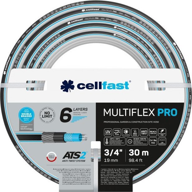 Cellfast ZÁHRADNÁ HADICA MULTIFLEX ATS V 3/4 30MB