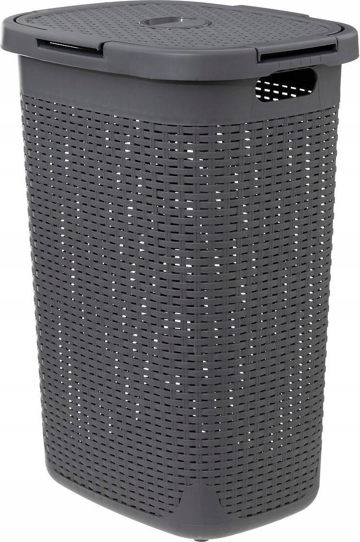 5pět koš na prádlo Vysoký plastový koš na prádlo, 60 l