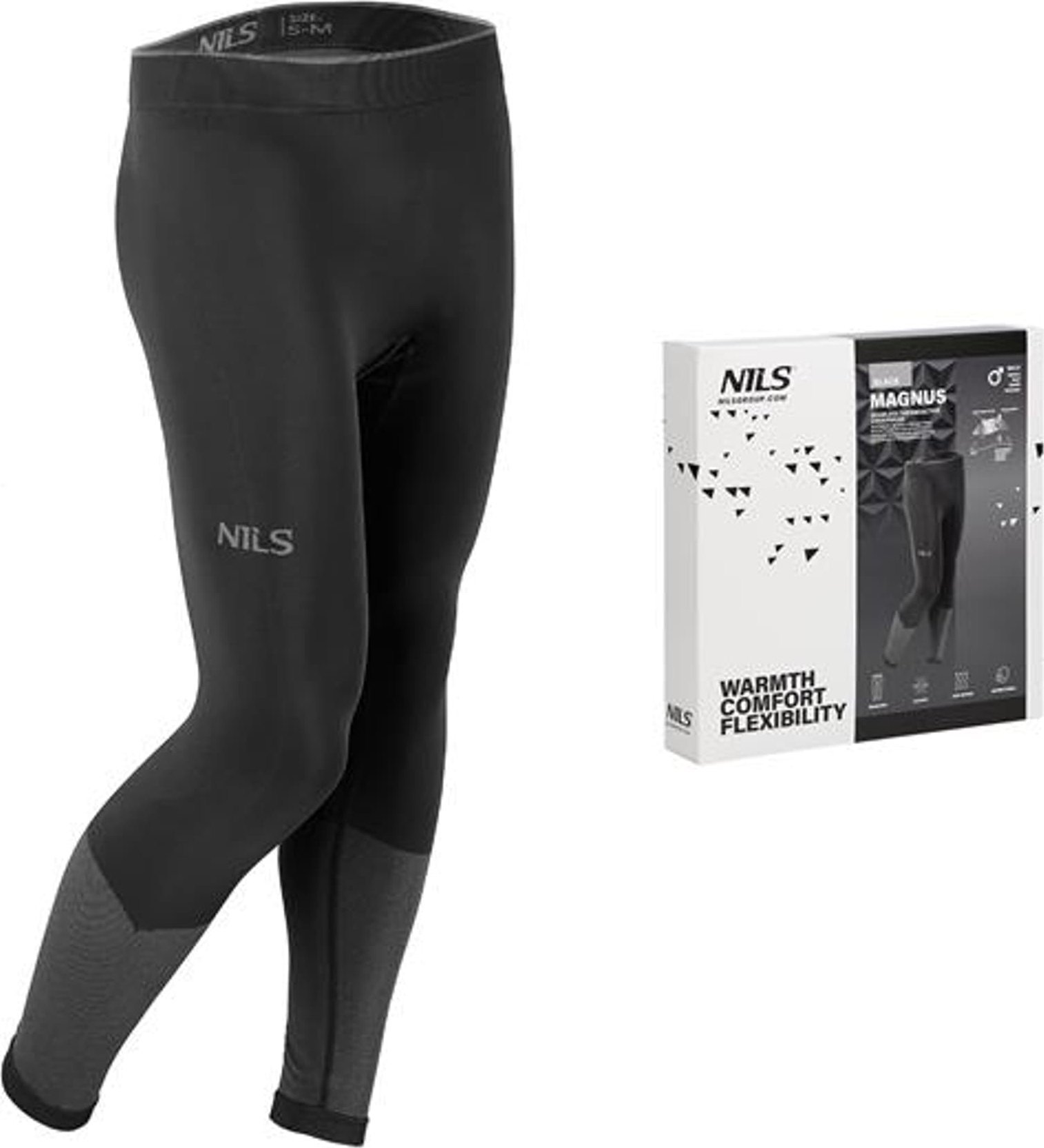 Nils Extreme Pánské termokalhoty BTS0464 ČERNÉ 2XL/3XL MAGNUS NILS