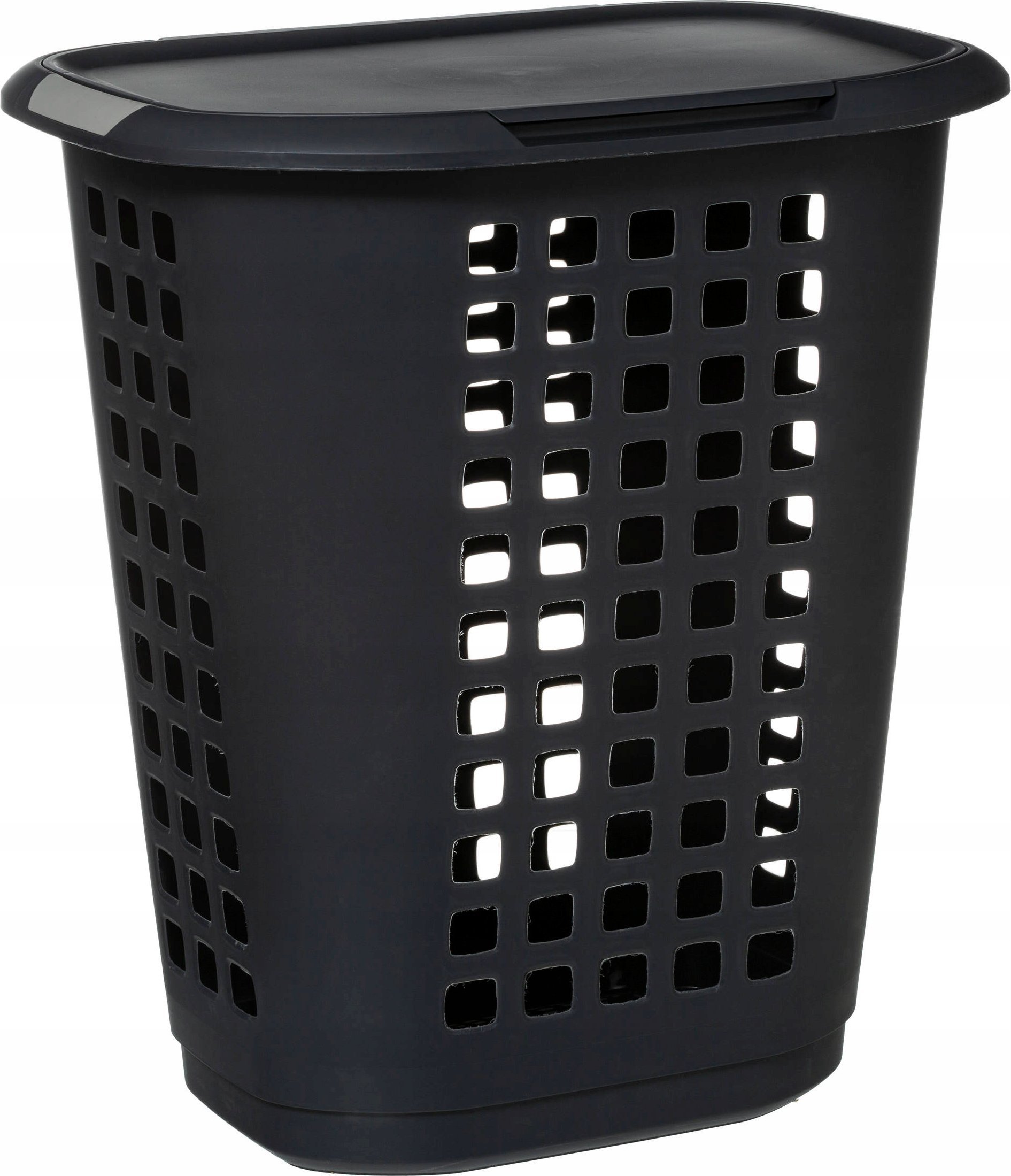 5five Konturovaný koš na prádlo s víkem, 63 l