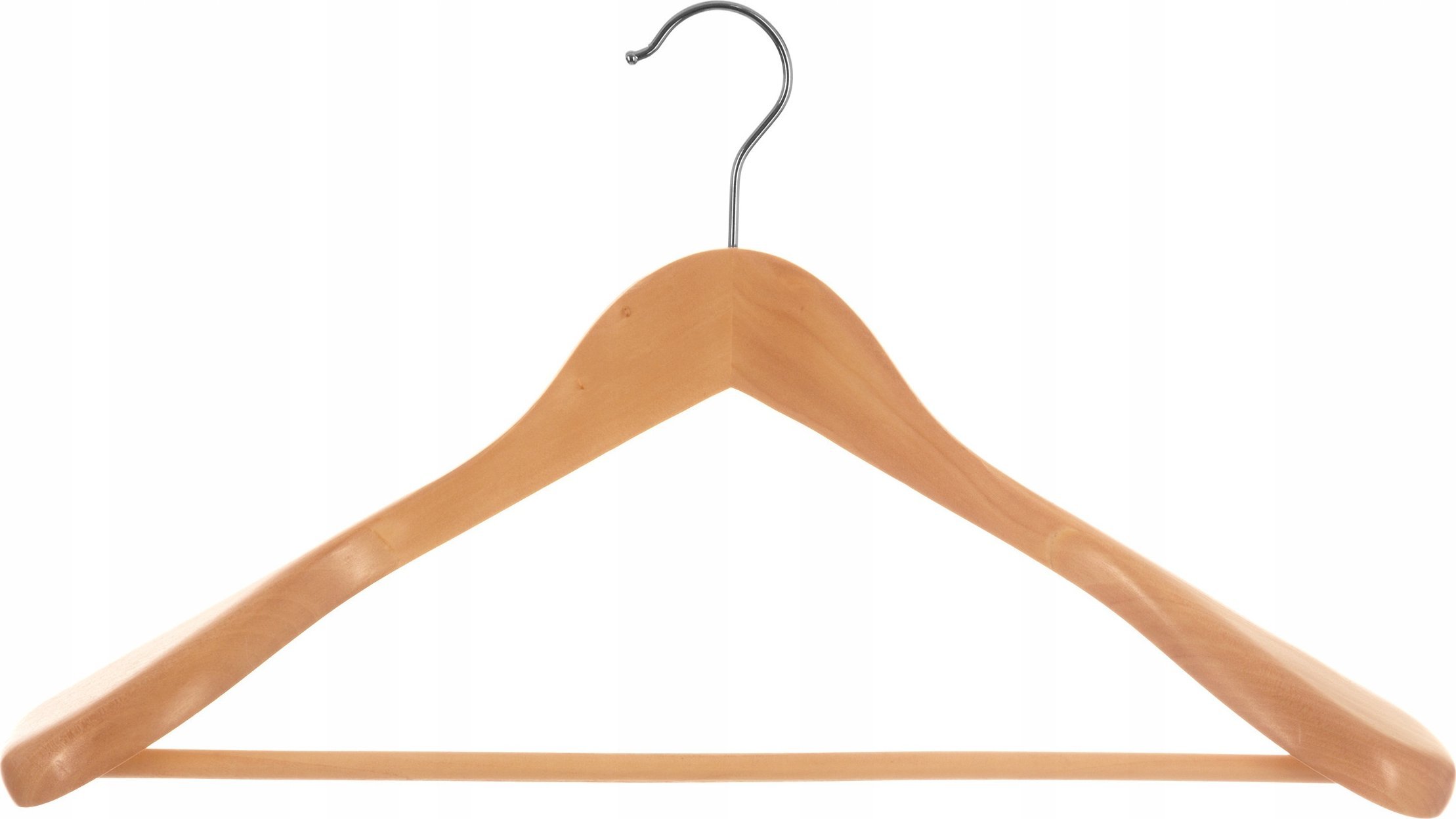 5five Dřevěný ramínko na kabáty a oblečení, 1 kus