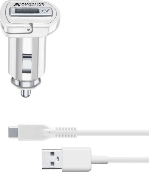 Cellular Line Sada autonabíječek Samsung 15W TYPE-C BÍLÁ